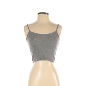Topshop grey cropped cami